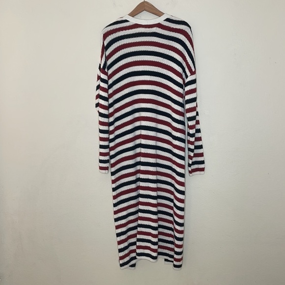 Tularosa Presley Striped Duster Knit Cardigan Size Large - Picture 6 of 8